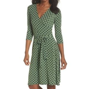 Leota perfect wrap midi dress xs